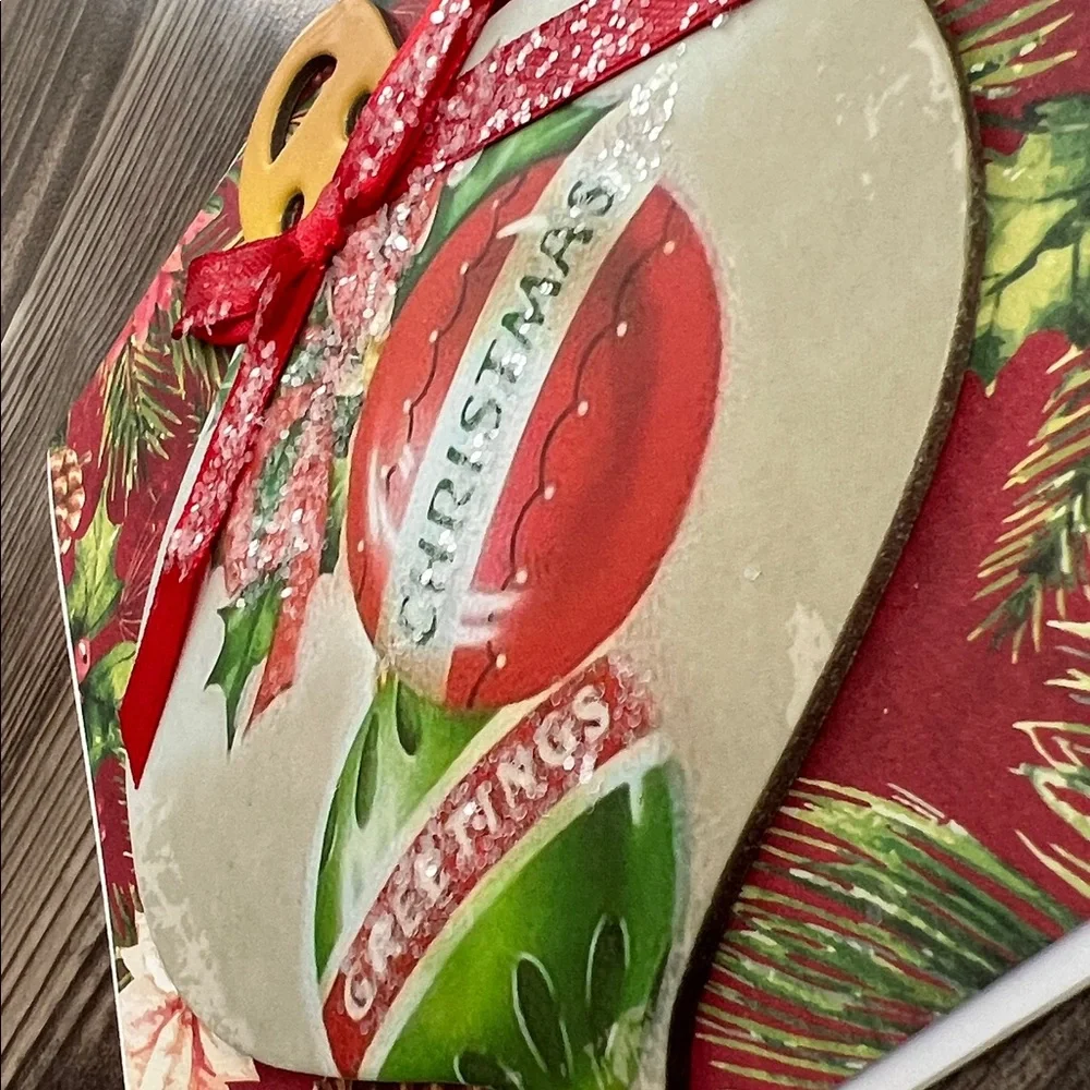 Handmade Christmas and Holiday Cards Set of 20 5.5”x5.5”Includes Envelopes